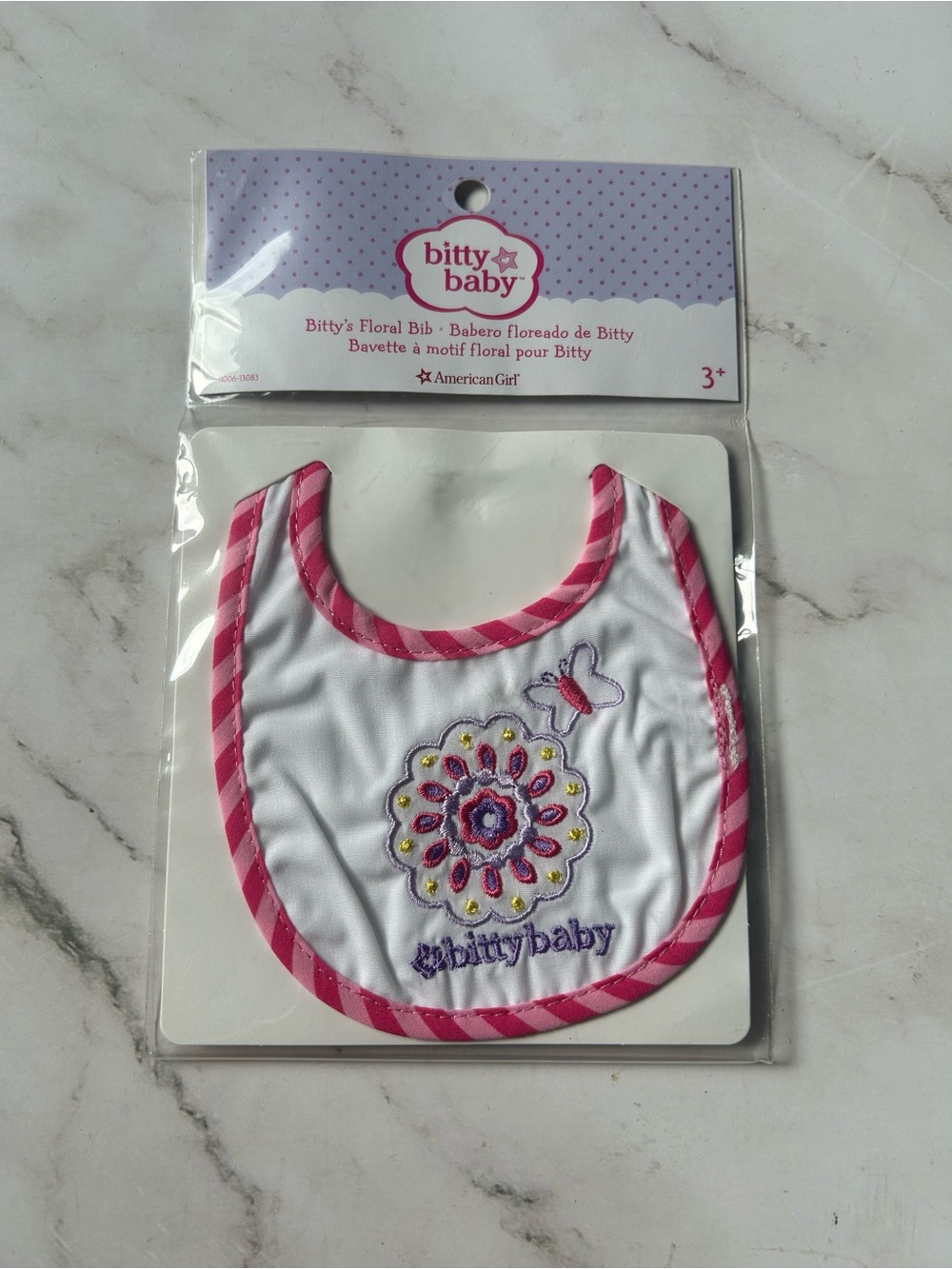 2015 American Girl Bitty Baby Bitty’s Floral Doll Bib